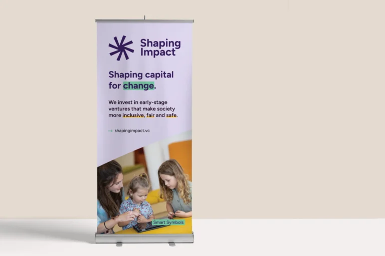 Shaping Impact rollup banner mockup